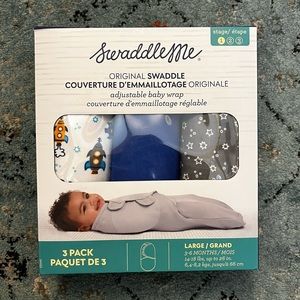 Set of 3 Velcro SwaddleMe Swaddles